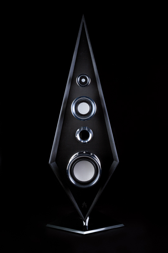 Photograph of One speaker front view